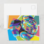 Dackel Hund  | Niedliche Dackel Lover Gift Ankündigungspostkarte (Vorne/Hinten)