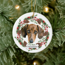 Dackel Hund Personalisiert Haustier Ornament