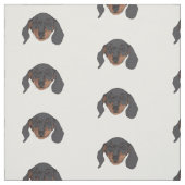 Dackel Hund Portrait Stoff (Muster)