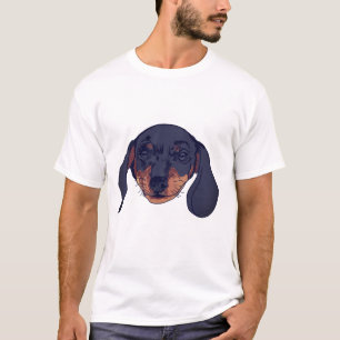 Dackel Hund Portrait T-Shirt