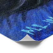 Dackel Hund Rasse Kunst - Hallie Poster (Ecke)