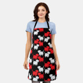 Dackel Hund Schürze (Getragen)