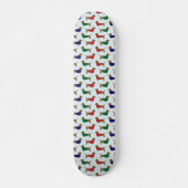 Dackel Hund Skateboard Deck (Vorne)