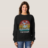 Dackel Hund Sweatshirt (Vorne ganz)