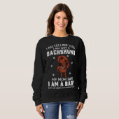 Dackel Hund Sweatshirt (Vorne ganz)
