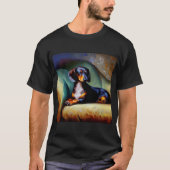 Dackel Hund T-Shirt (Vorderseite)