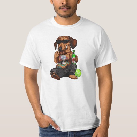 Dackel Hund Viagra Boys Sebastian Murphy T-Shirt (Vorderseite)