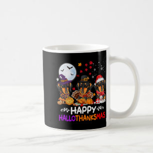 Dackel Hund Weihnachten Frohe Hallothankmas Danke Kaffeetasse