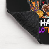 Dackel Hund Weihnachten Frohe Hallothankmas Danke Mousepad (Ecke)