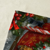 Dackel Hund Weihnachten Strandtuch (Beispiel)