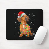 Dackel Hunde Baum Weihnachtsgeschenke für Haustier Mousepad (Mit Mouse)