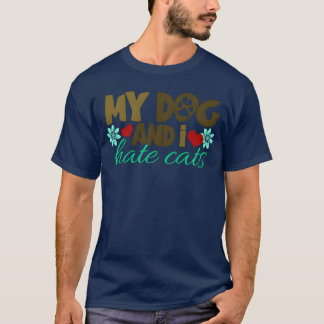 Dackel Hunde Dog White Shepherd Retro Freunde T-Shirt
