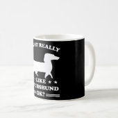 Dackel Hunde Funny Niedlich Dog Holder Welpengesch Kaffeetasse (VorderseiteRechts)