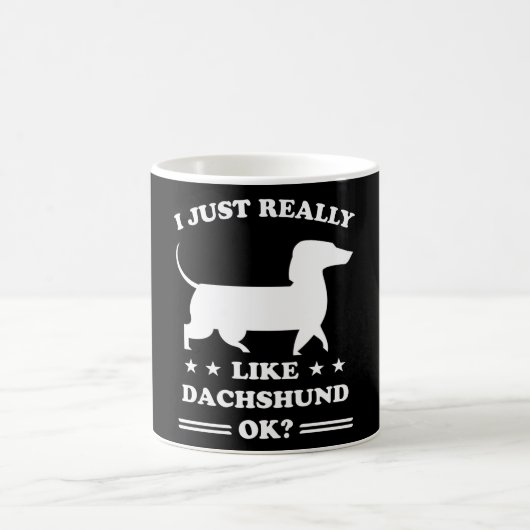 Dackel Hunde Funny Niedlich Dog Holder Welpengesch Kaffeetasse (Mittel)