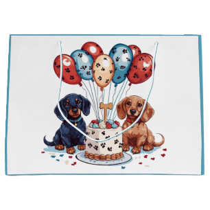 Dackel Hunde Große Geschenktüte