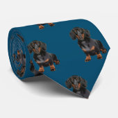 Dackel Hunde Krawatte (Gerollt)
