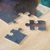 Dackel - Hunde Kunst - Malerei - Haustierportrait Puzzle (Seite)