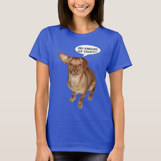 Dackel Hunde Leckereien T-Shirt (Vorderseite)