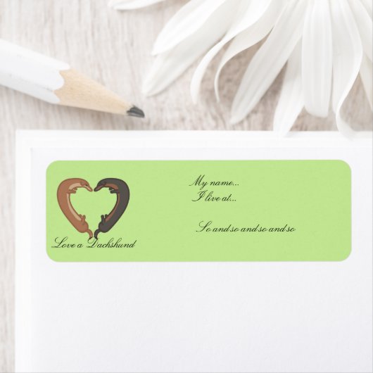 Dackel Hunde Liebe (Insitu)