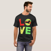 Dackel Hunde Mama Dackel T-Shirt (Vorne ganz)