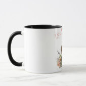 Dackel Hunde Mama Floral Tasse (Links)