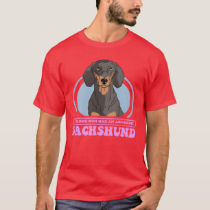 Dackel Hunde Mama Hunde Besitzer Dackeln Familienp T-Shirt