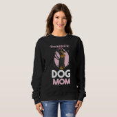 Dackel Hunde Mama Sweatshirt (Vorne ganz)
