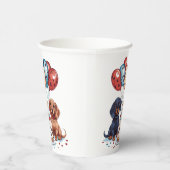 Dackel Hunde Pappbecher (Rechts)