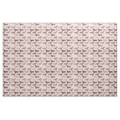 Dackel Hunde pastellrosa Stoff (Fat Quarter (45,7 x 55,9 cm))