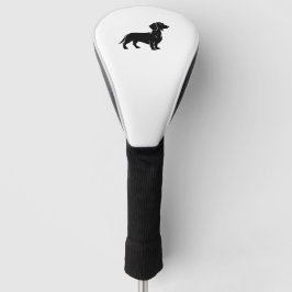 Dackel Hunde Silhouette Golf Headcover