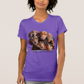 Dackel Hunde T - Shirt (Vorderseite)