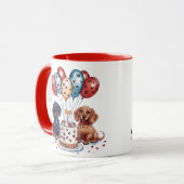 Dackel Hunde Tasse (Vorderseite Links)