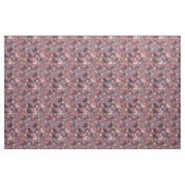 Dackel Hunde Vintage Blüten Auberginen Stoff (Fat Quarter (45,7 x 55,9 cm))