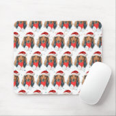 Dackel Hunde Zucht Weihnachten Mousepad (Mit Mouse)