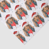 Dackel Hunde Zucht Weihnachten Seidenpapier (Ausschnitt)