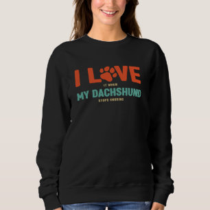 Dackel Hundebesitzer Sweatshirt