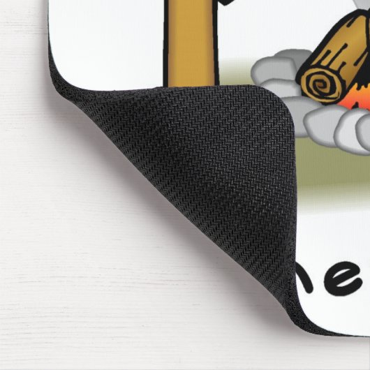 Dackel-Hundebraten Mousepad (Ecke)