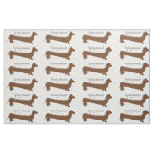 Dackel-Hundeentwurf Stoff (Fat Quarter (45,7 x 55,9 cm))