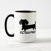 Dackel-Hundekaffee-Tasse Tasse (Links)