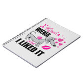 Dackel-Hundekuß Notizblock (Linke Seite)