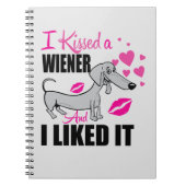 Dackel-Hundekuß Notizblock (Vorderseite)