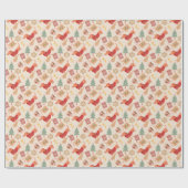 Dackel Hundeliebhaber Rettro Weihnachtsgeschenk Geschenkpapier (Flach)