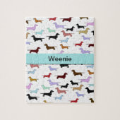 Dackel-Hundepuzzlespiel Puzzle (Vertikal)