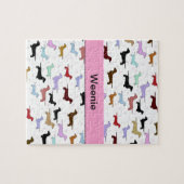 Dackel-Hundepuzzlespiel Puzzle (Horizontal)