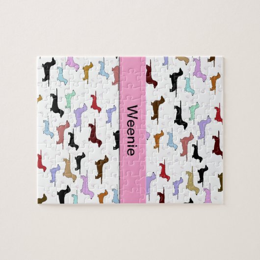 Dackel-Hundepuzzlespiel Puzzle (Horizontal)
