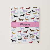 Dackel-Hundepuzzlespiel Puzzle (Vertikal)