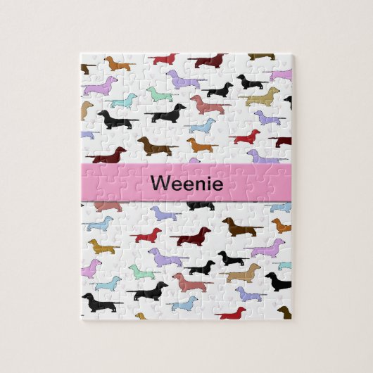 Dackel-Hundepuzzlespiel Puzzle (Vertikal)