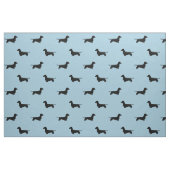 Dackel-HundeSilhouette-Muster-Dackel-Dachshunde Stoff (Fat Quarter (45,7 x 55,9 cm))