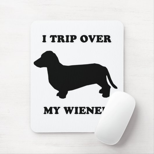 DACKEL-HUNDET-Shirts - "ich löse über meiner Mousepad (Mit Mouse)