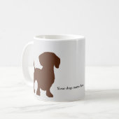 Dackel-HundeTasse Kaffeetasse (Vorderseite Links)